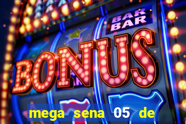 mega sena 05 de julho de 1988